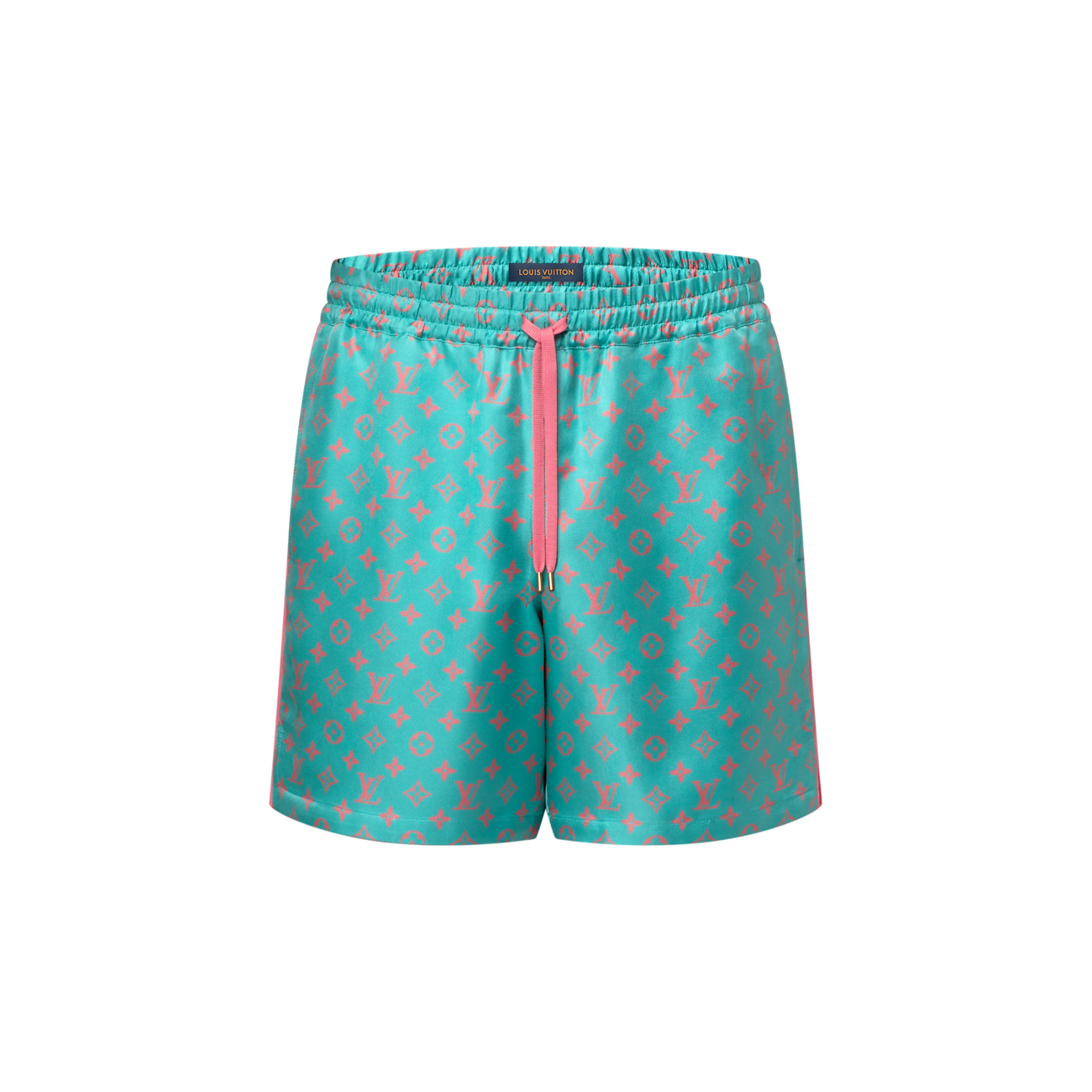 Louis Vuitton - Short Monogram en soie Rose Strawberry Ice