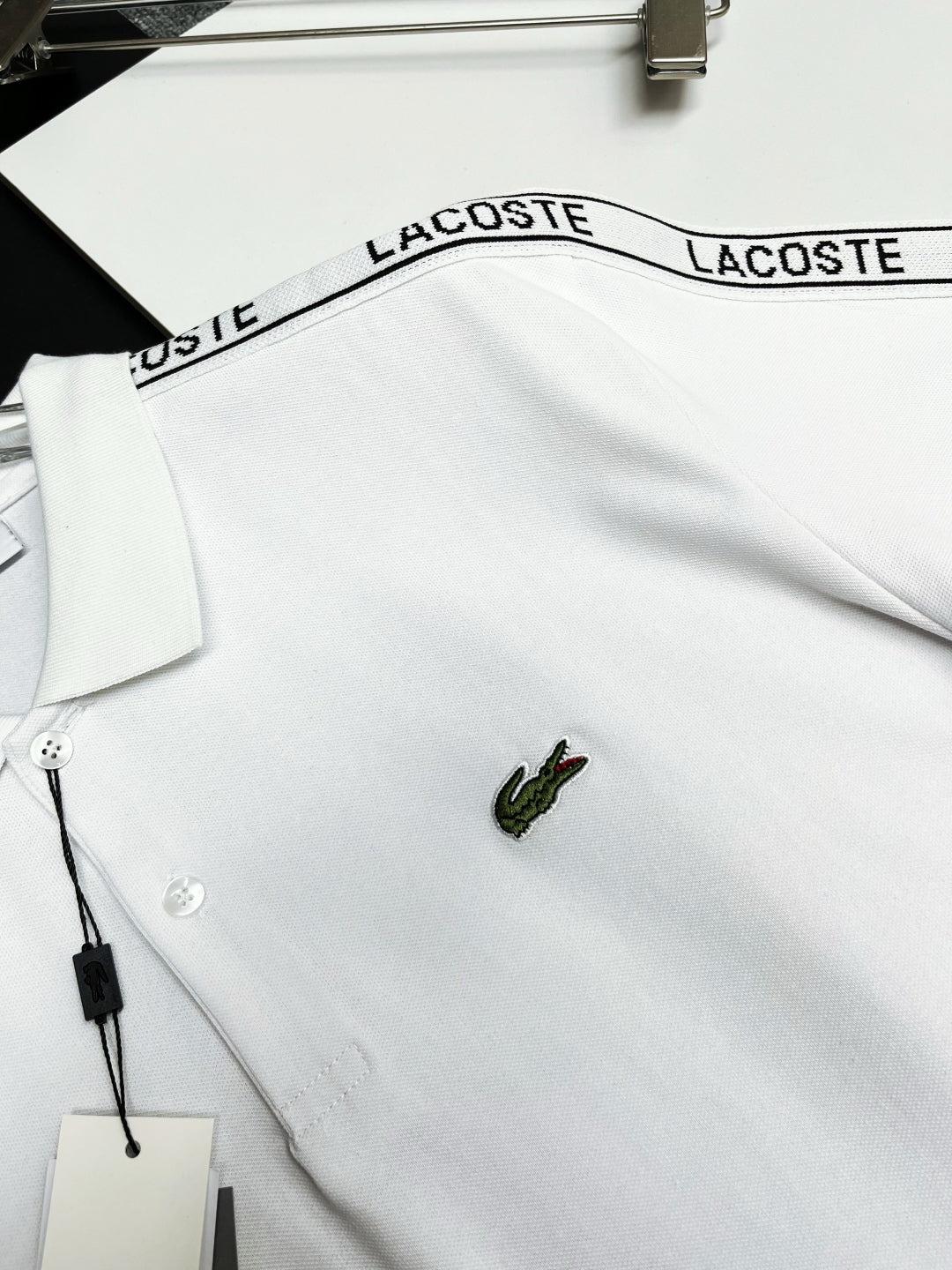 Lacoste - Polo Lacoste Élégance Sportive Blanc