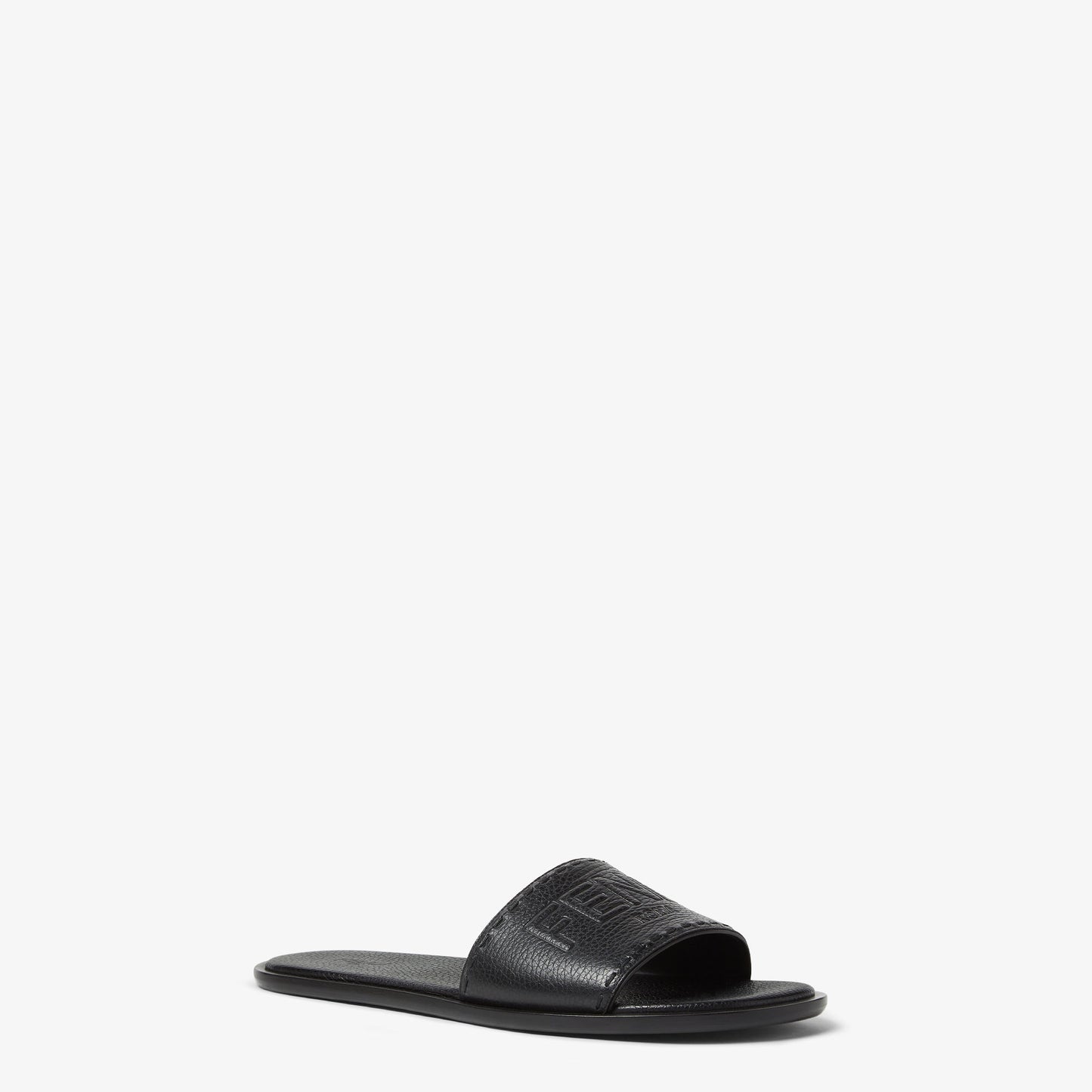 Fendi - Sandales Sandales Fendi Roma en cuir Noir
