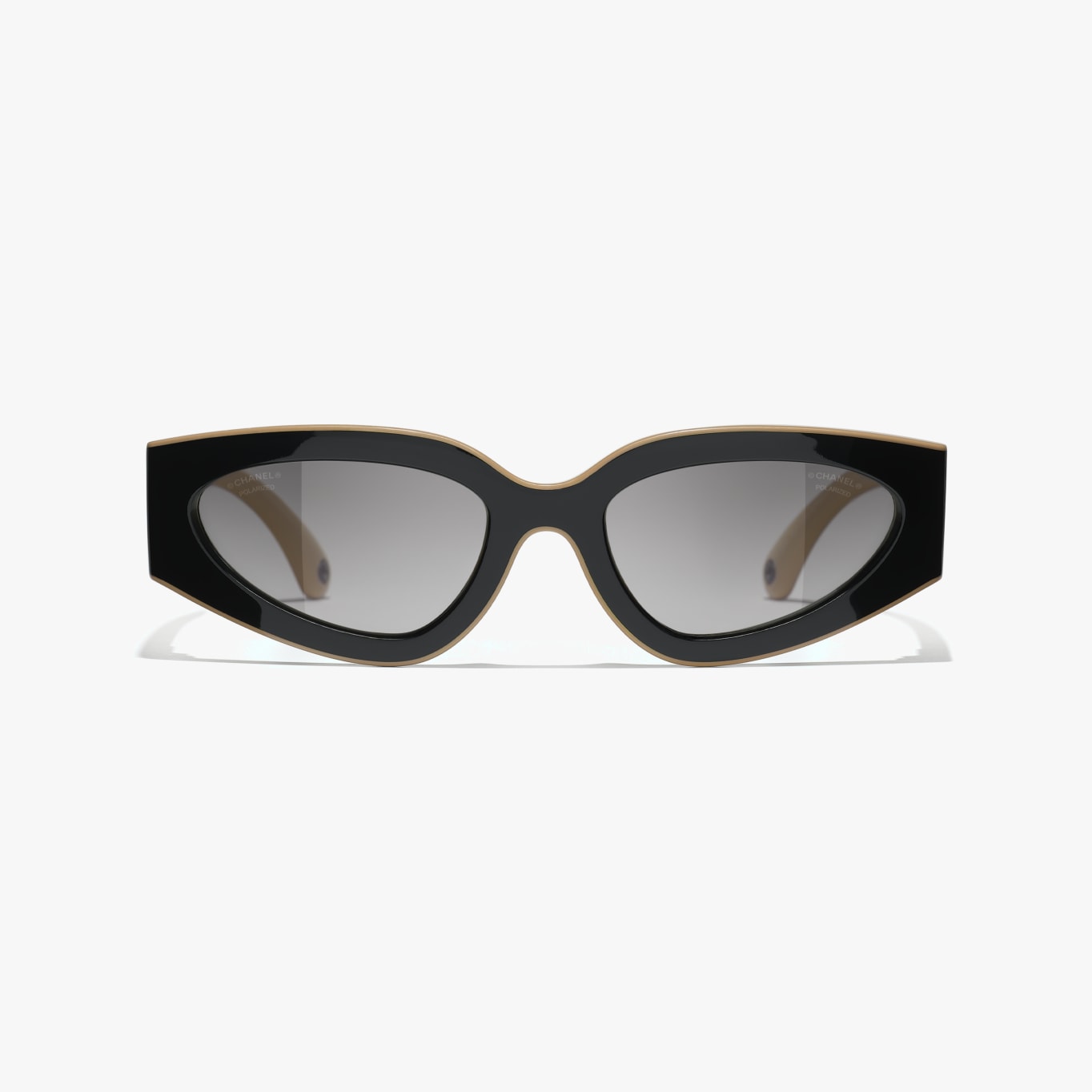 Chanel - Lunettes de soleil de Chat Noir & Beige