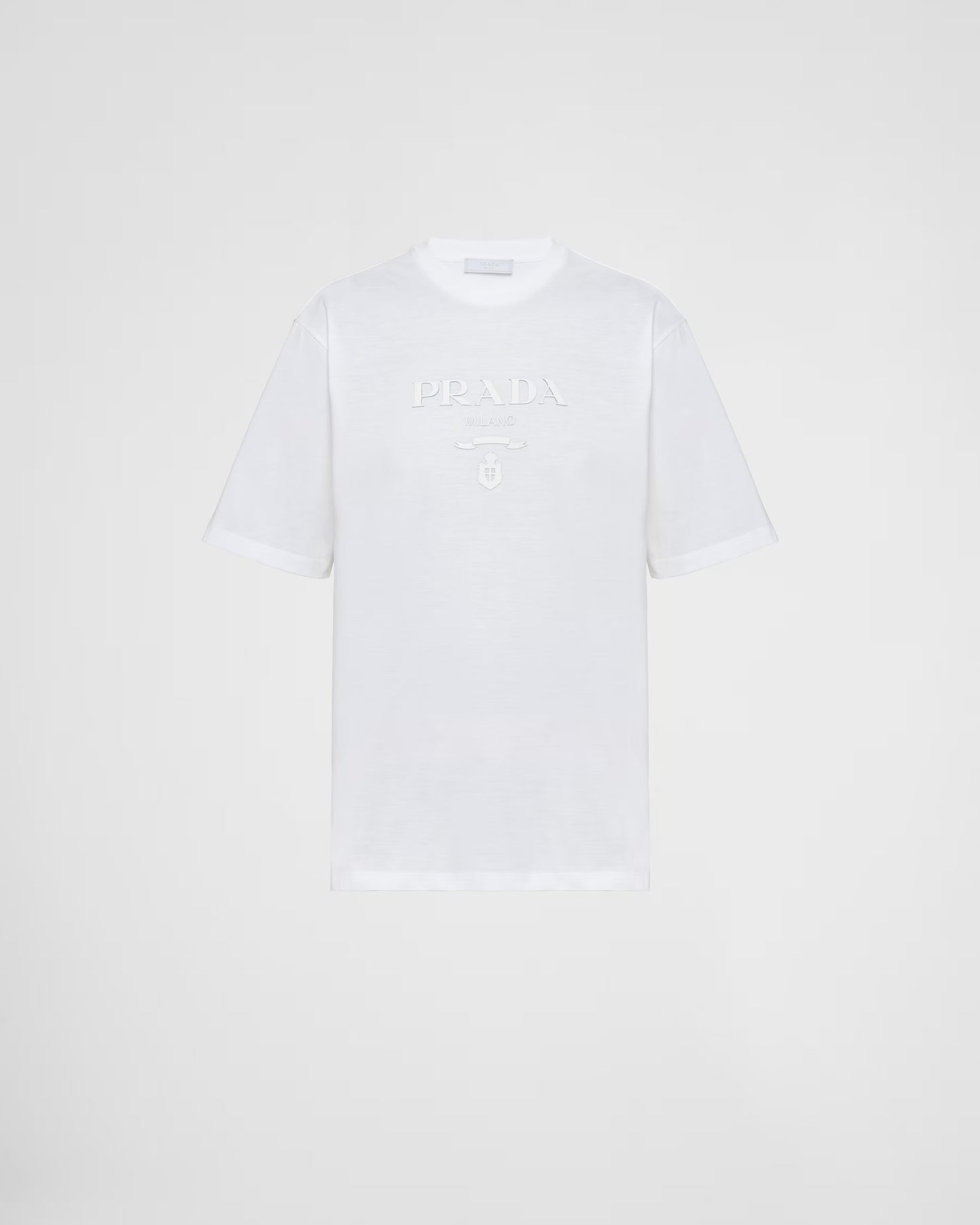 Prada - T-shirt en coton Blanc