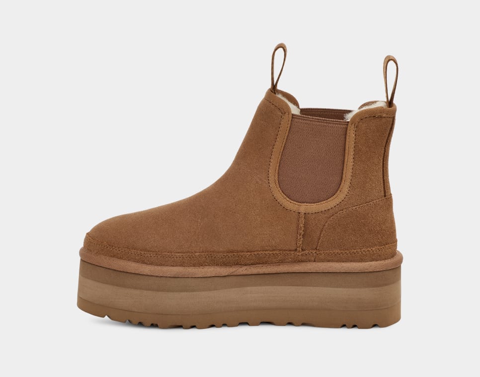 Botte Chelsea à plateforme Neumel Chestnut