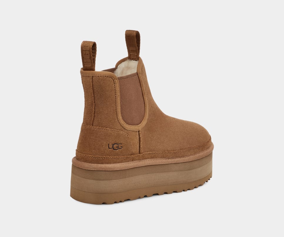Botte Chelsea à plateforme Neumel Chestnut