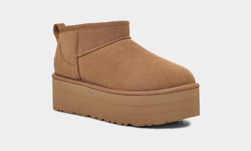 Botte Classic Ultra Mini À Platforme Chesnut