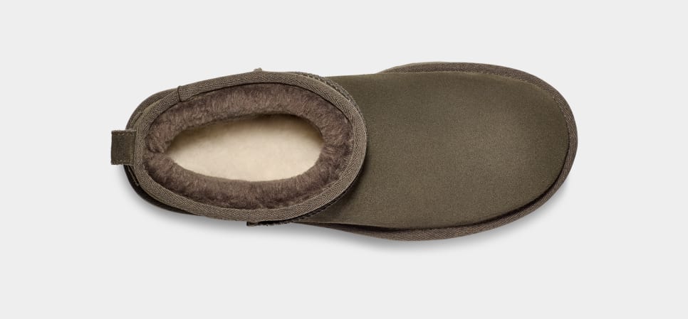 Botte Classic Ultra Mini À Platforme Kaki