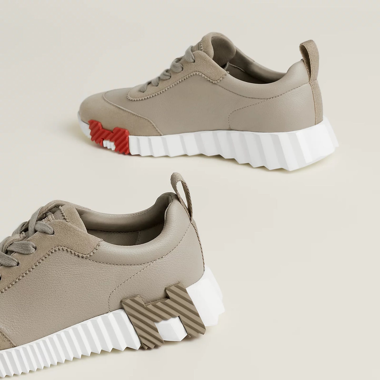 Hermès - Sneakers Bouncing Beige Galet