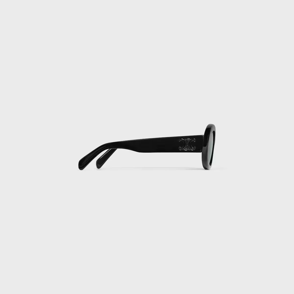 Celine - Lunettes De Soleil Triomphe métal 01 Noir / Noir