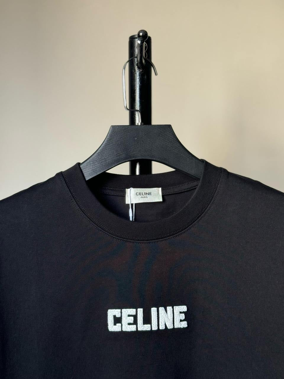 Celine - T-Shirt avec écriture « Celine » Noir