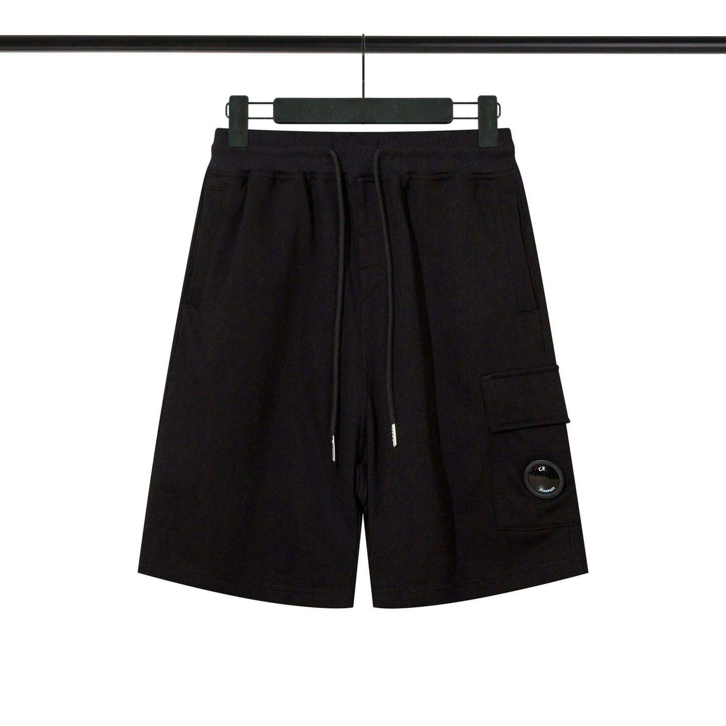 C.P Company - Shorts en coton avec poche latérale - Noir