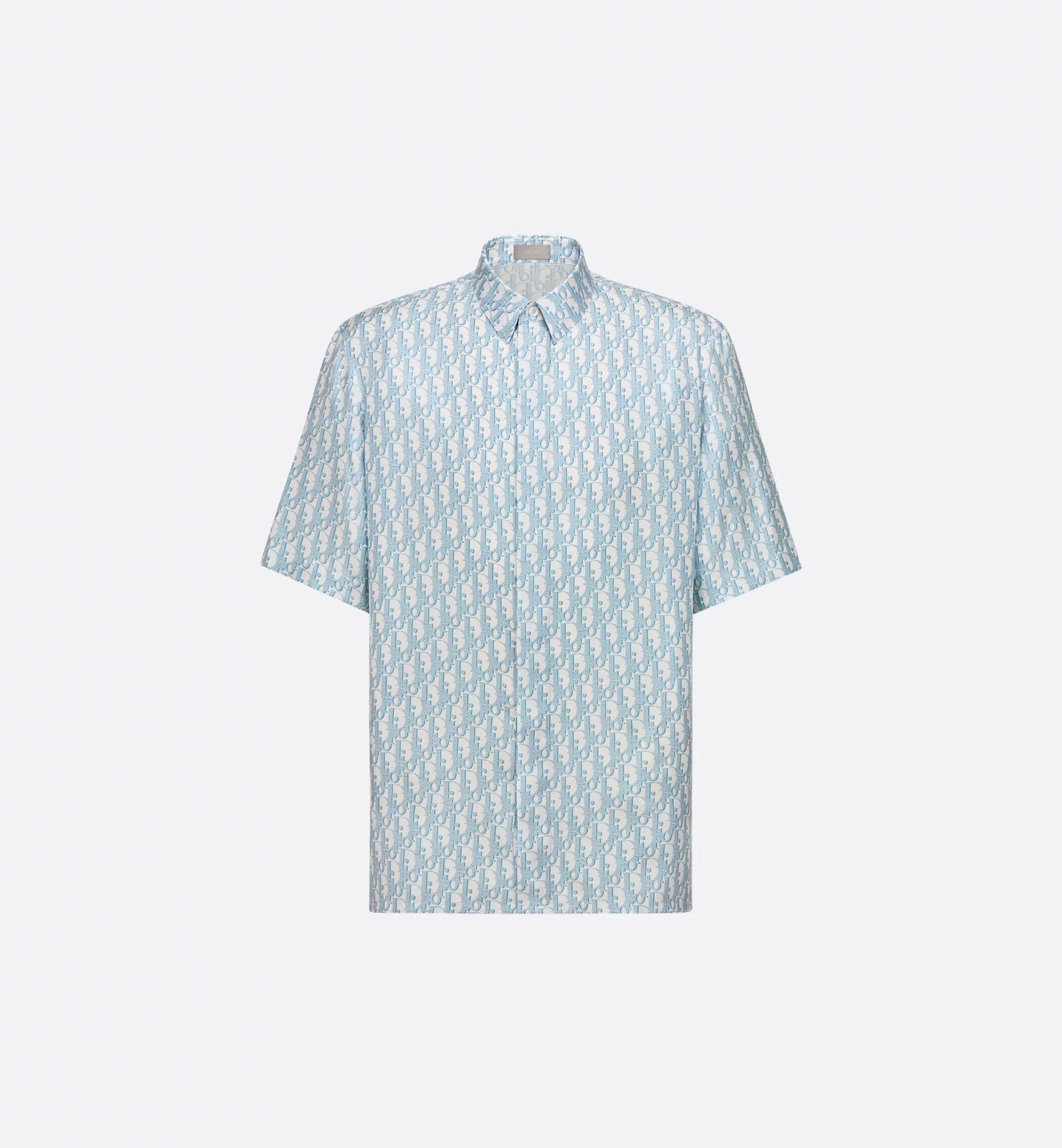 Dior - Ensemble SHORT + CHEMISE Dior Oblique Blanc et Bleu ciel