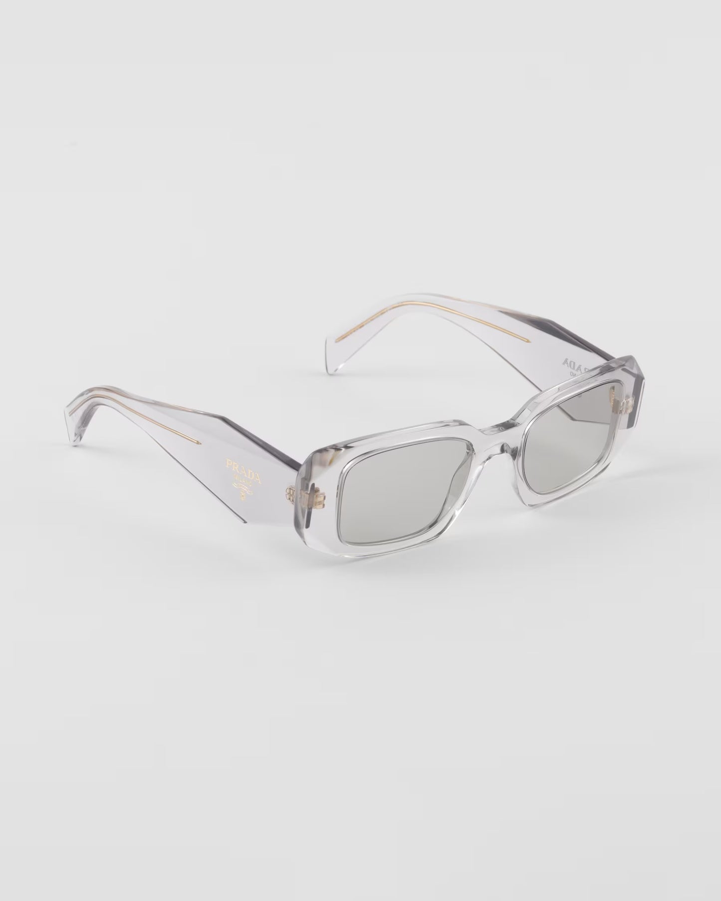Prada - Lunettes De Soleil Prada Symbole Verres Gris Clair