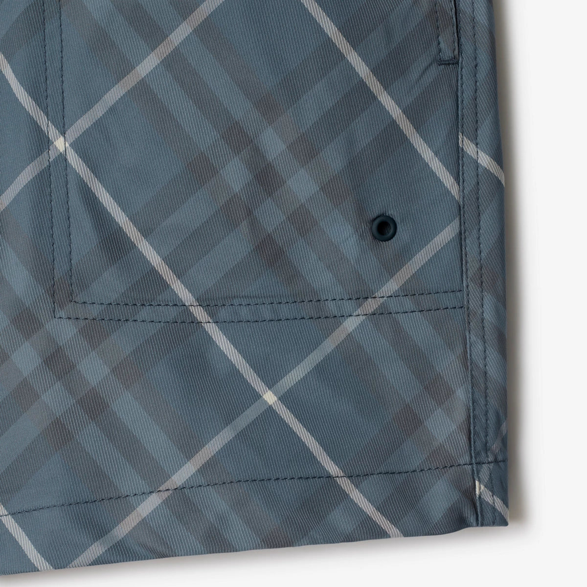 Burberry - Short de bain Check Étain