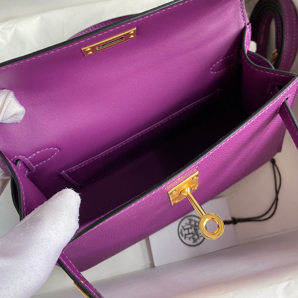 Hermes - Birkin 19 cm Violet améthyste