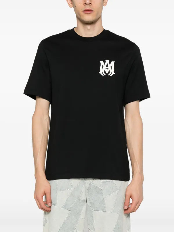 Amiri - T-shirt en coton à logo imprimé Noir