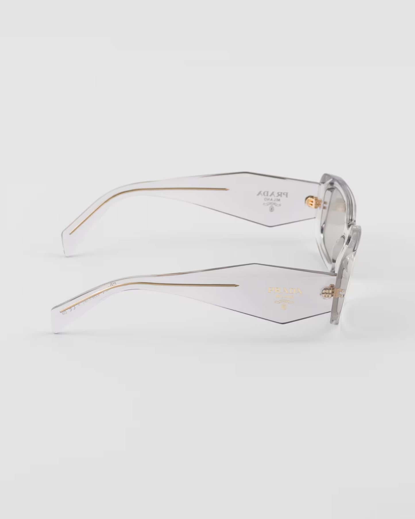 Prada - Lunettes De Soleil Prada Symbole Verres Gris Clair
