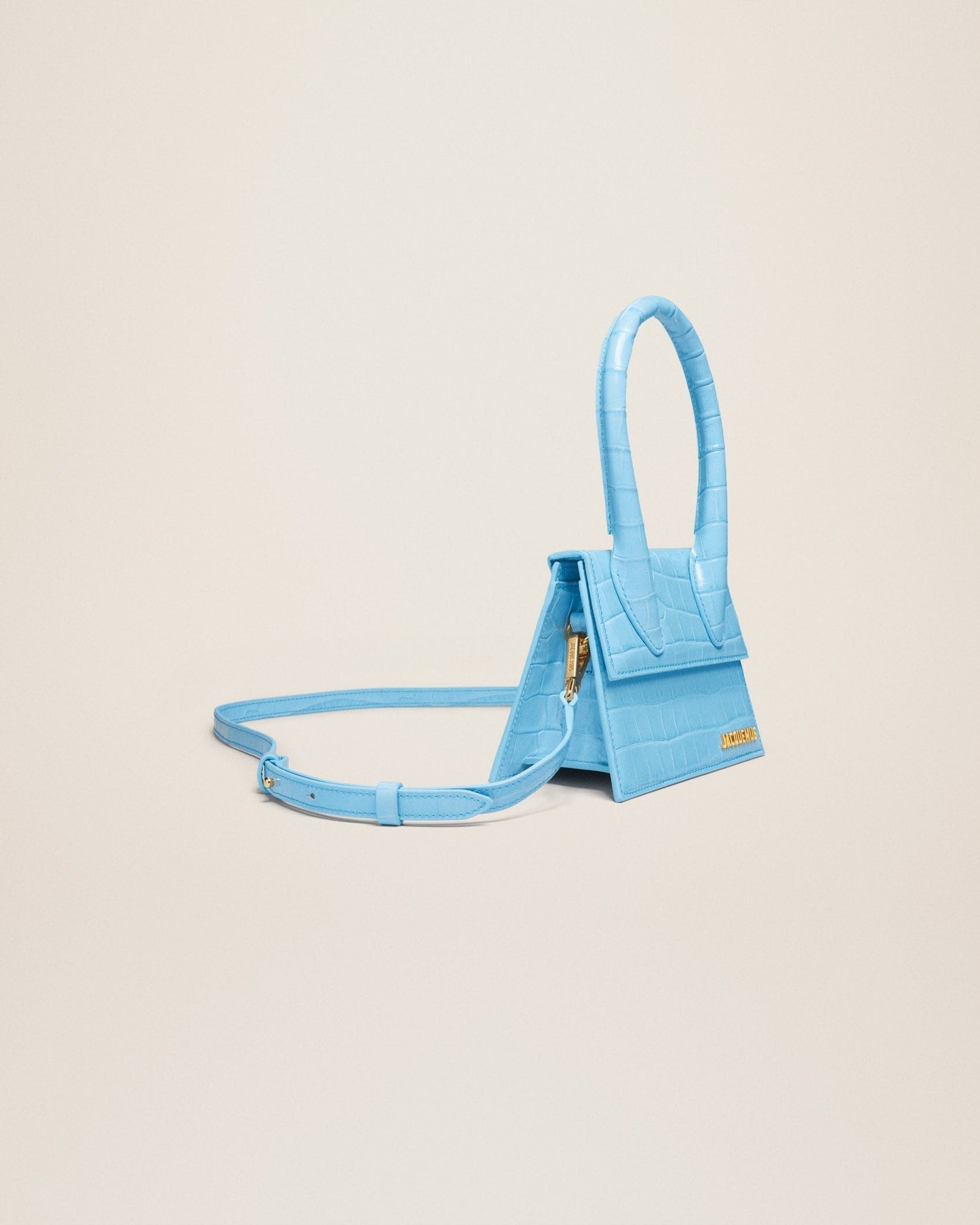 Le Chiquito moyen croco bleu