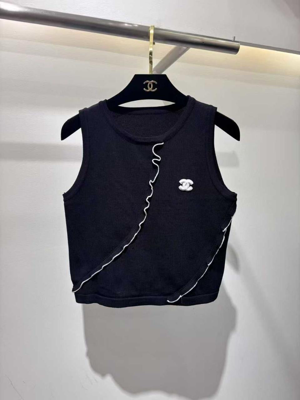 Chanel - T-Shirt Jaune/Noir/Blanc