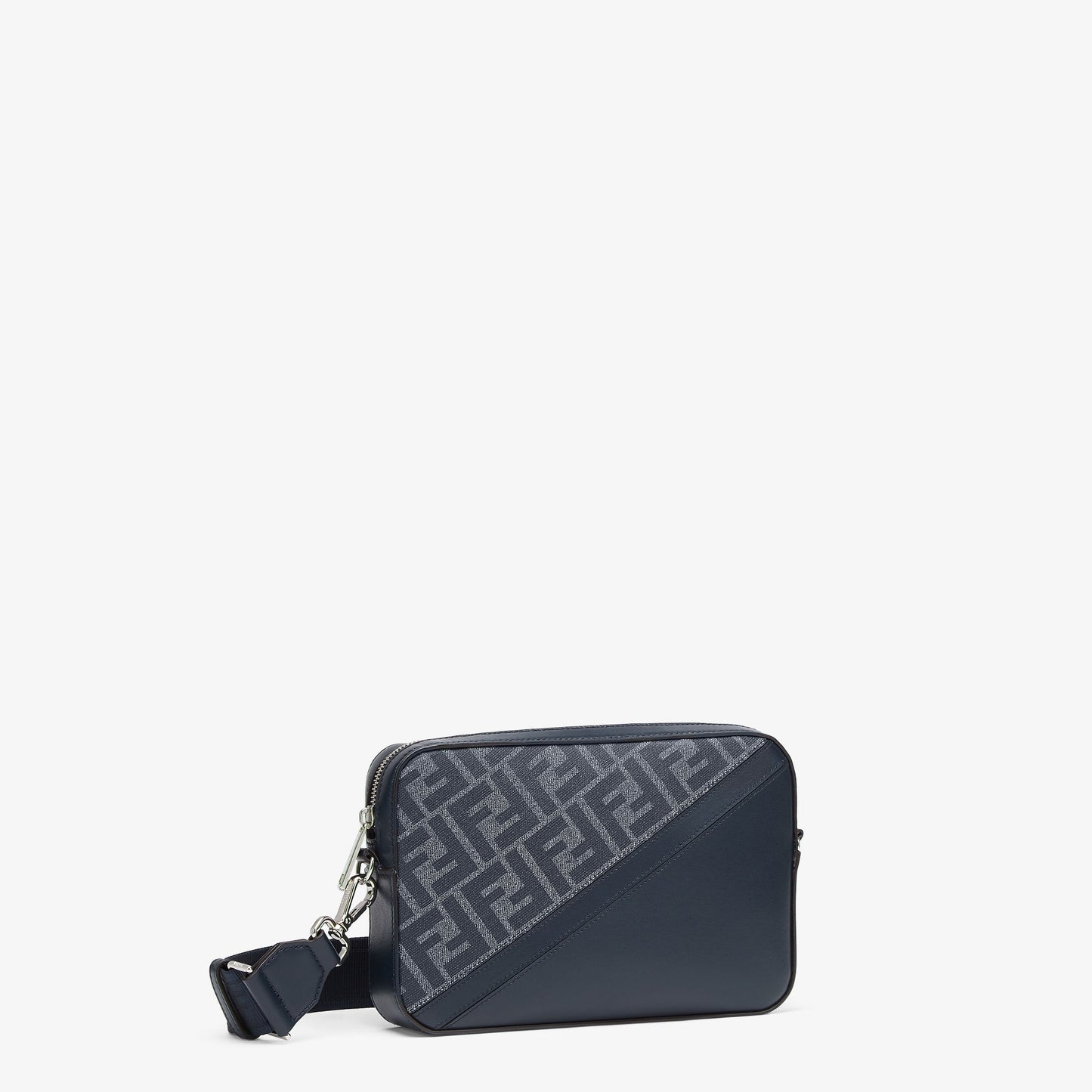Fendi - Étui pour appareil photo Fendi Diagonal Bleu