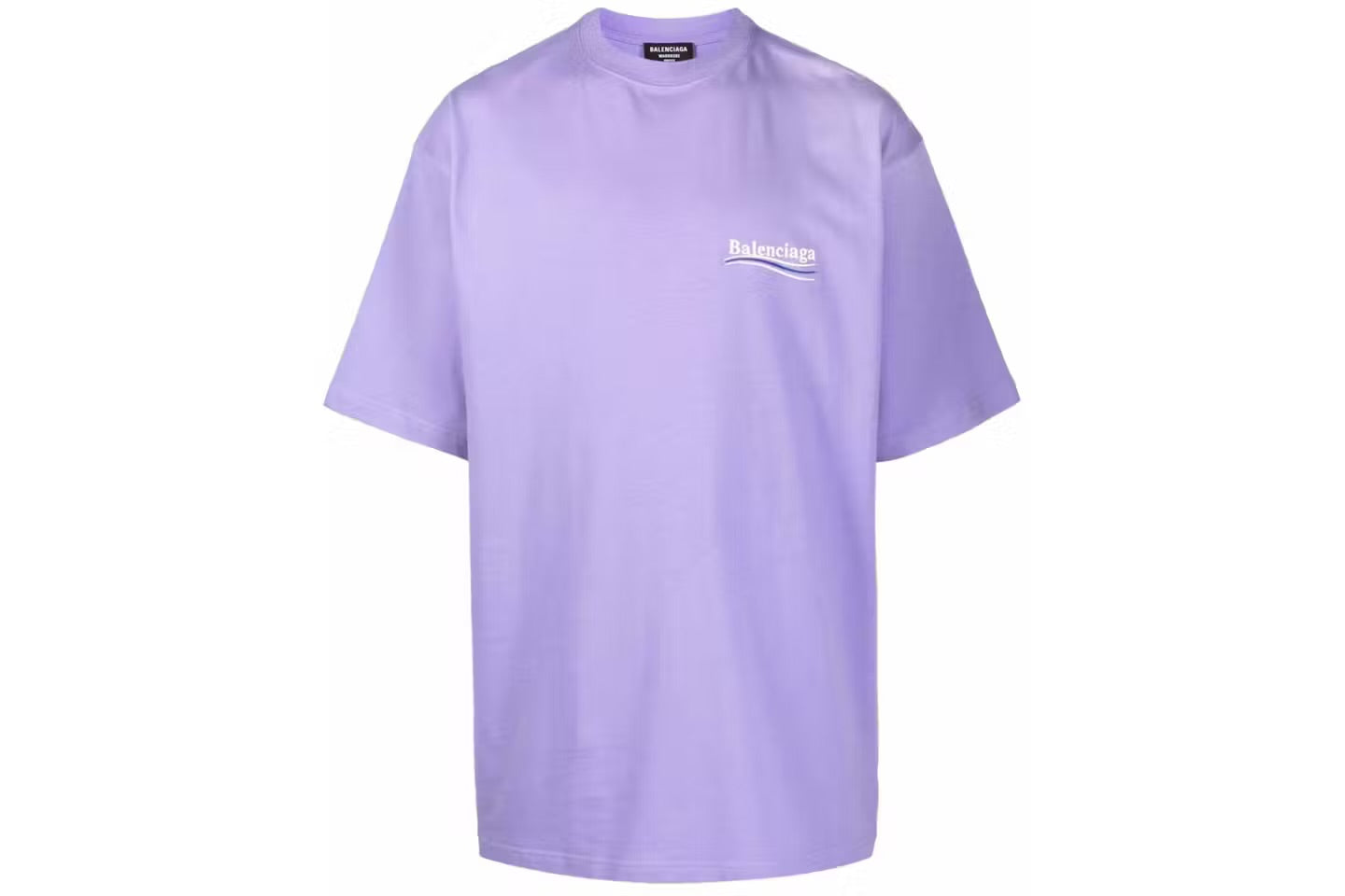 Balenciaga - T-SHIRT POLITICAL CAMPAIGN FIT LARGE VIOLET
