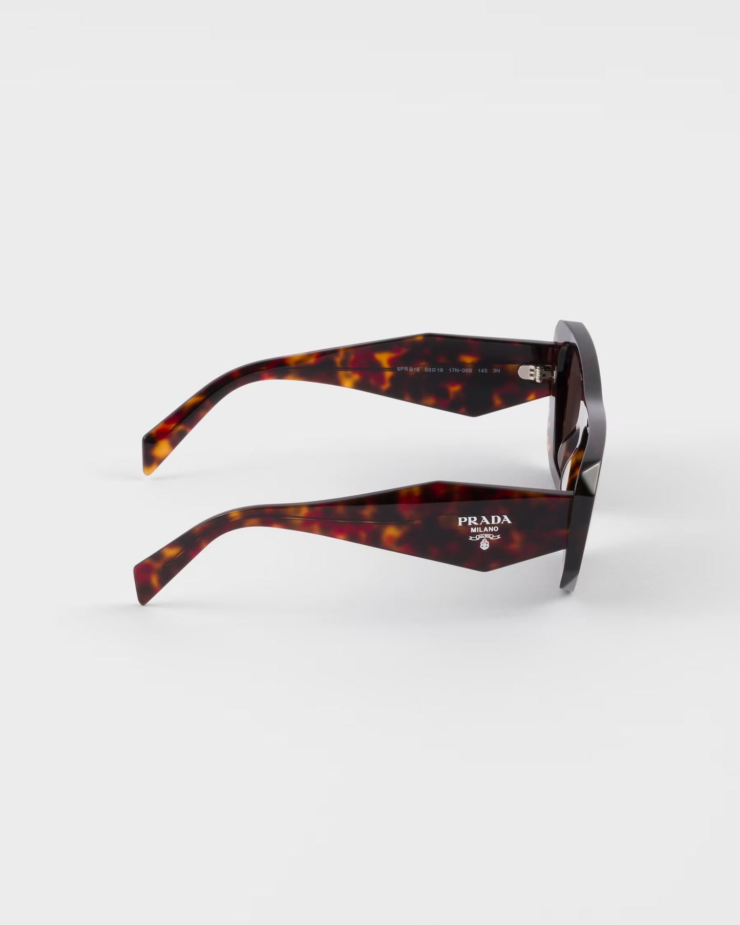 Prada - Lunettes De Soleil Prada Symbole Verres Café