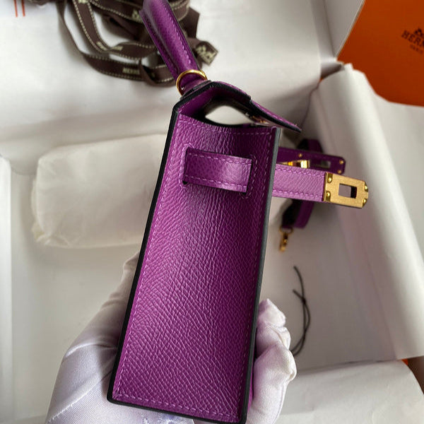 Hermes - Birkin 19 cm Violet améthyste