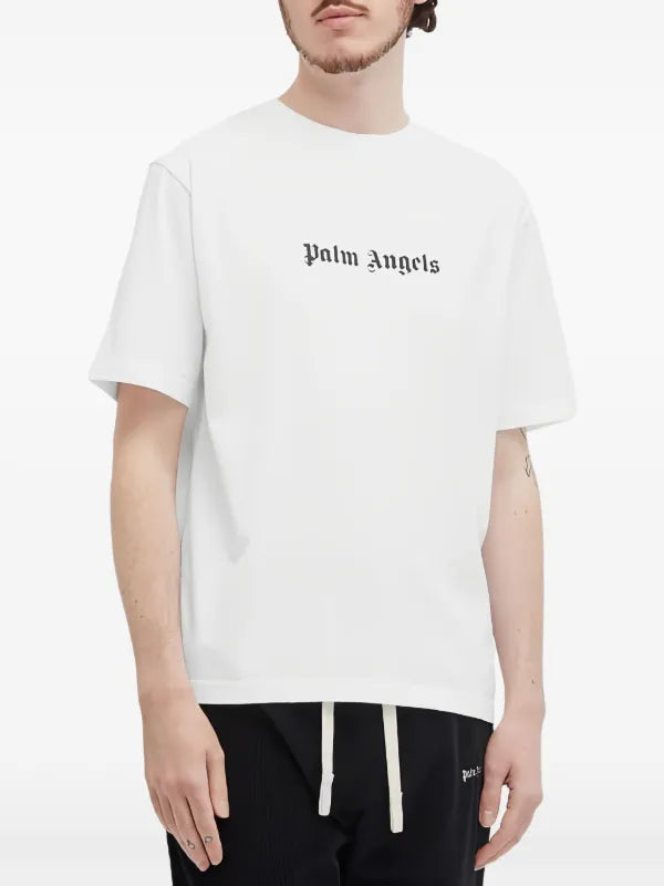 Palm Angels - T-shirt à logo imprimé Blanc