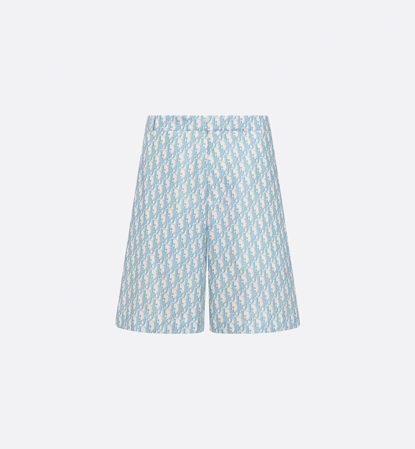 Dior - Ensemble SHORT + CHEMISE Dior Oblique Blanc et Bleu ciel