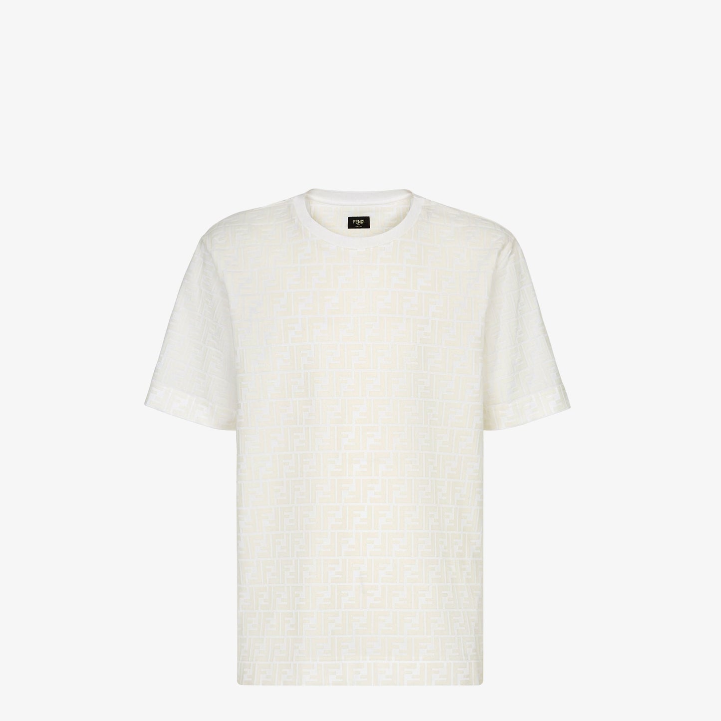 Fendi - Ensemble T-shirt + Short en piqué FF Blanc