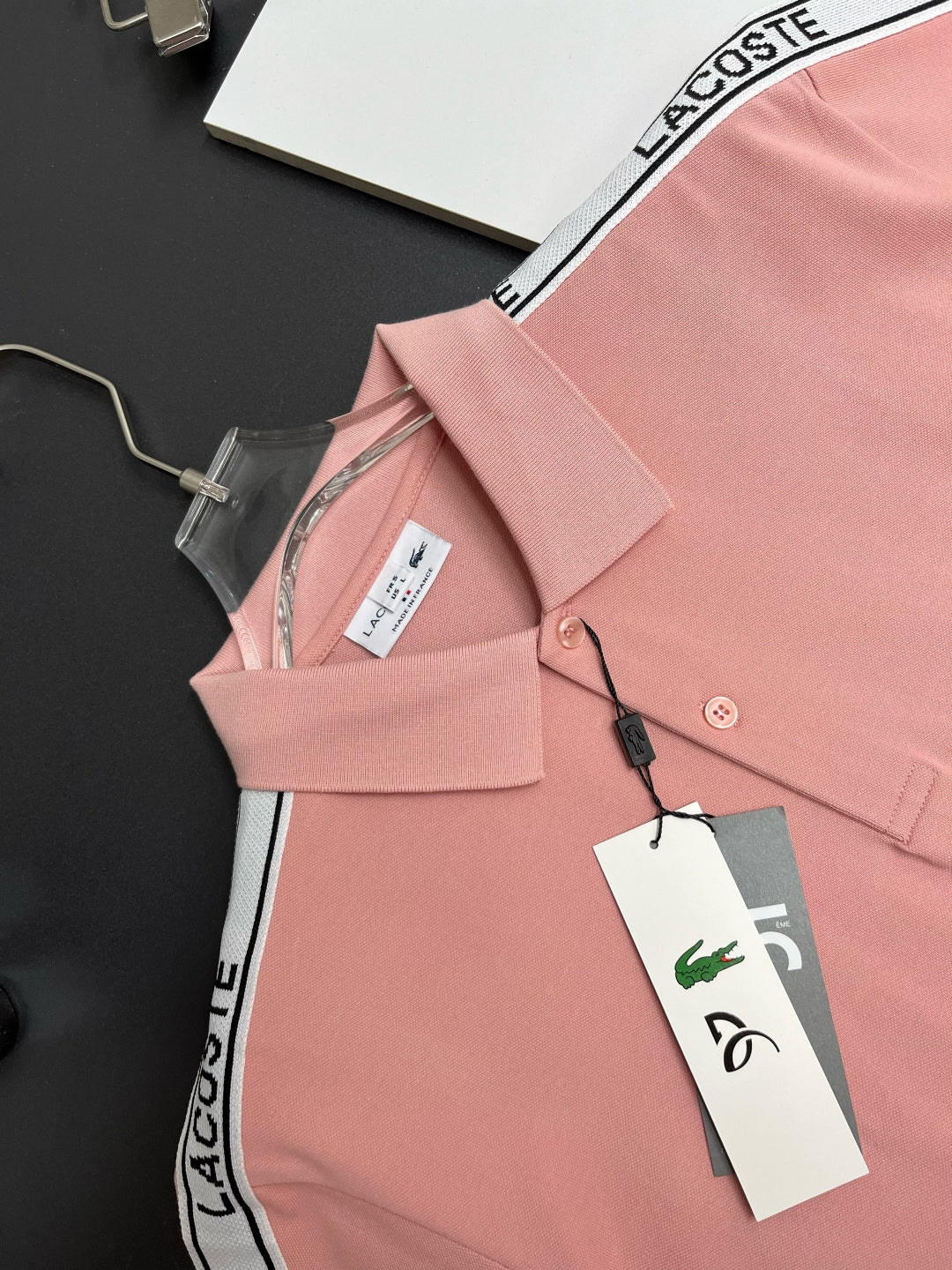 Lacoste - Polo Lacoste Élégance Sportive Rose