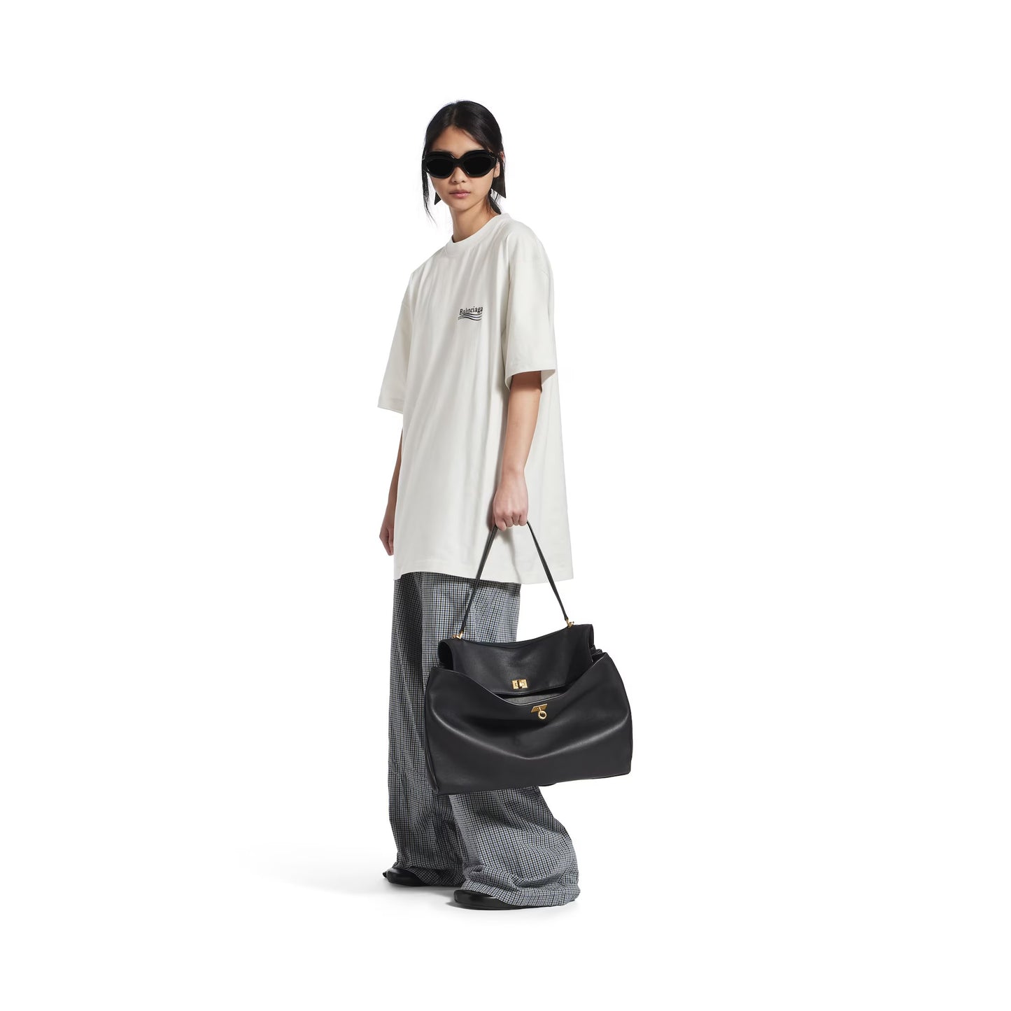 Balenciaga - T-SHIRT POLITICAL CAMPAIGN FIT LARGE BLANC