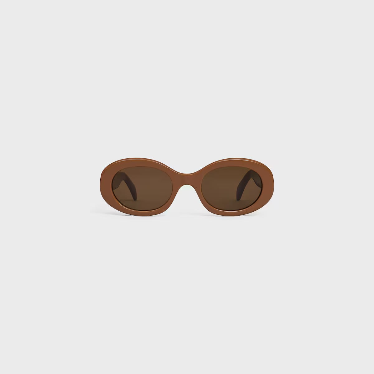 Celine - Lunettes De Soleil Triomphe 01 en Acétate Camel