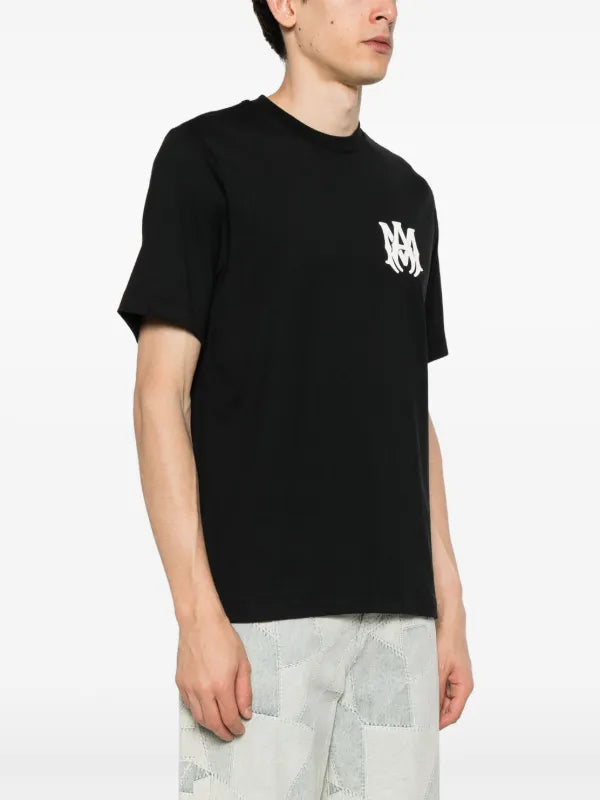 Amiri - T-shirt en coton à logo imprimé Noir