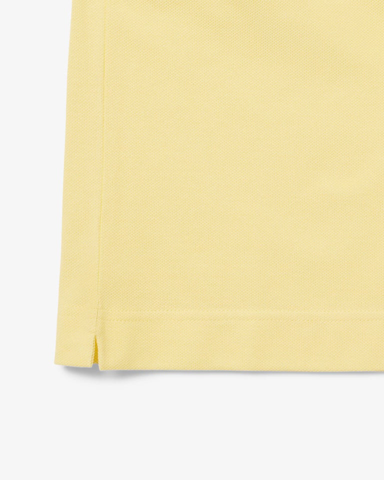 Lacoste - Polo L.12.12 classic fit imprimé signature Jaune