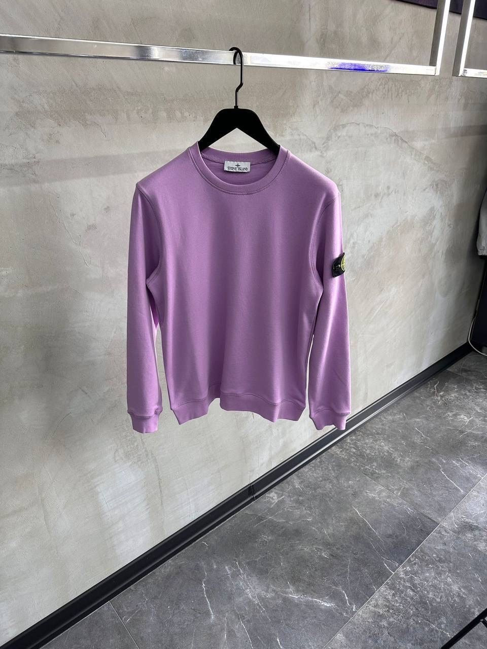 Stone Island - Sweat avec patch Mauve