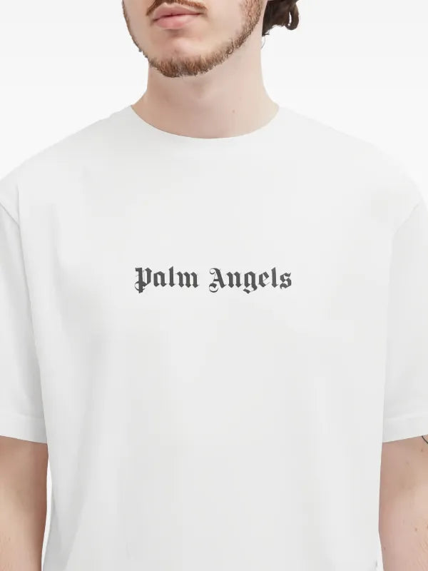 Palm Angels - T-shirt à logo imprimé Blanc