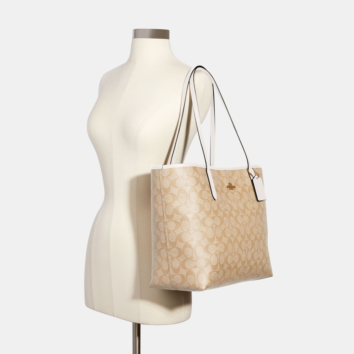 City Tote In Signature Canvas