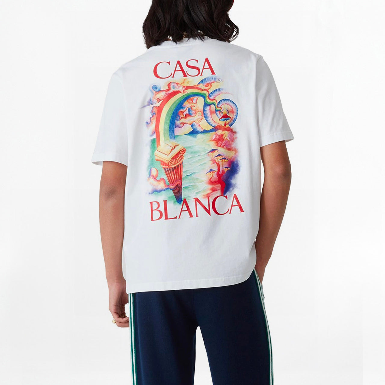 Casablanca - T-shirt Nature's Teacher Blanc