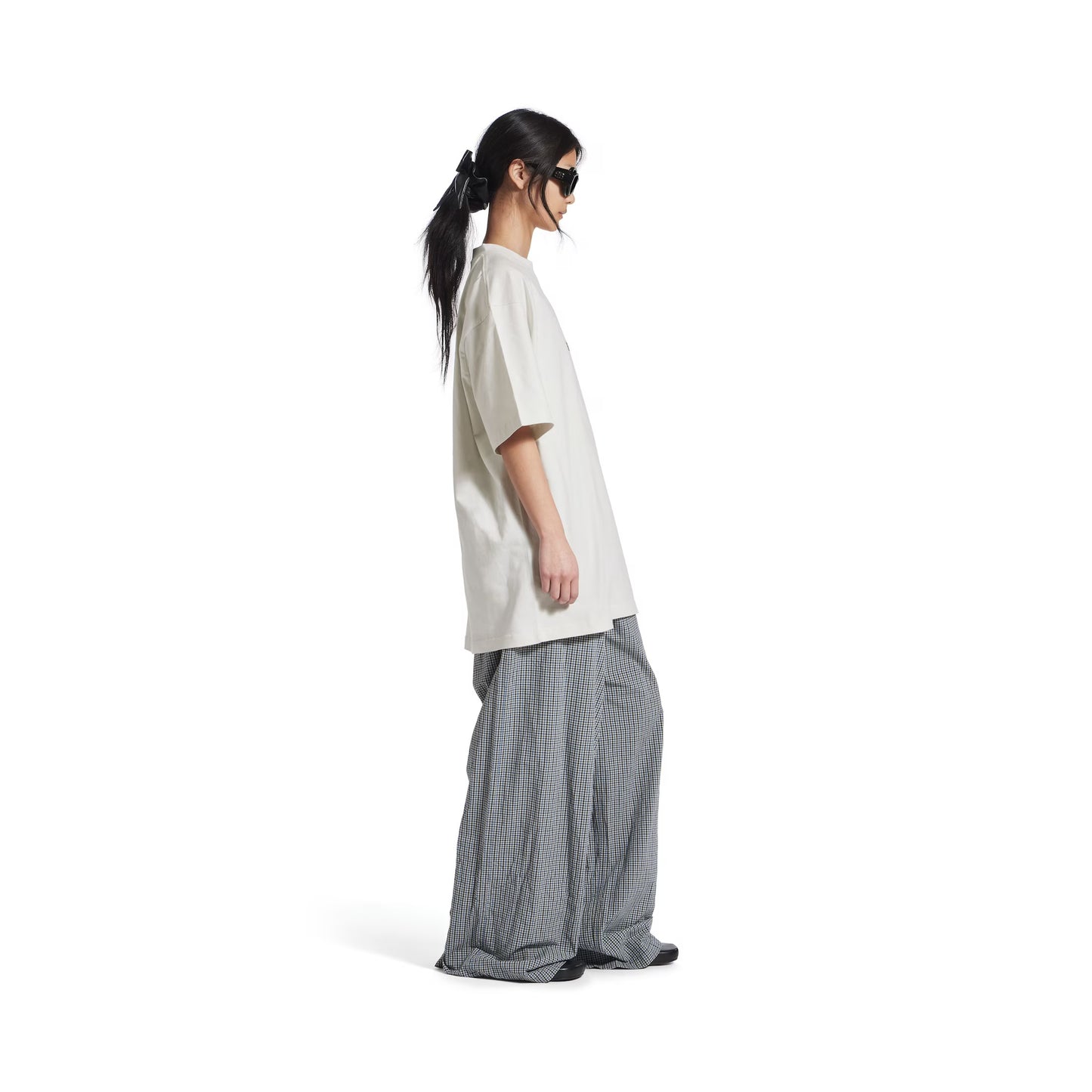 Balenciaga - T-SHIRT POLITICAL CAMPAIGN FIT LARGE BLANC