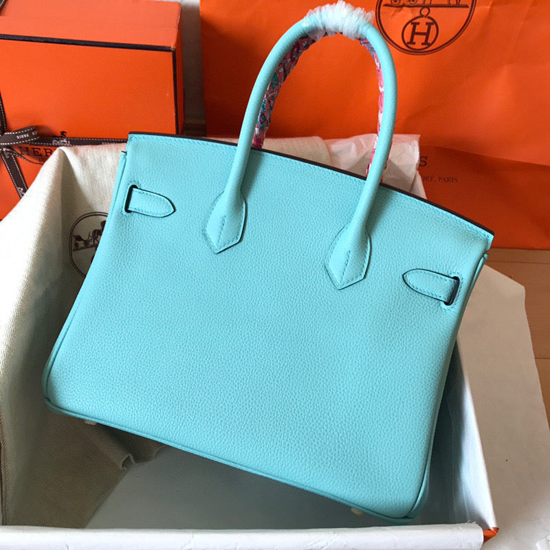 Hermes - Birkin 35 cm Bleu clair
