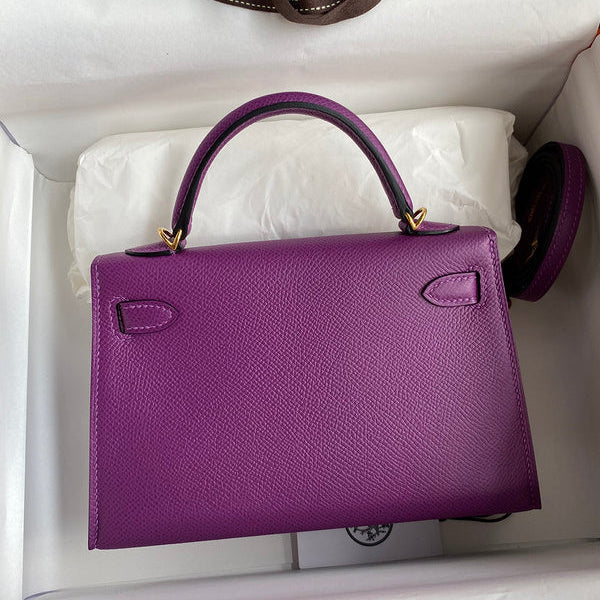 Hermes - Birkin 19 cm Violet améthyste