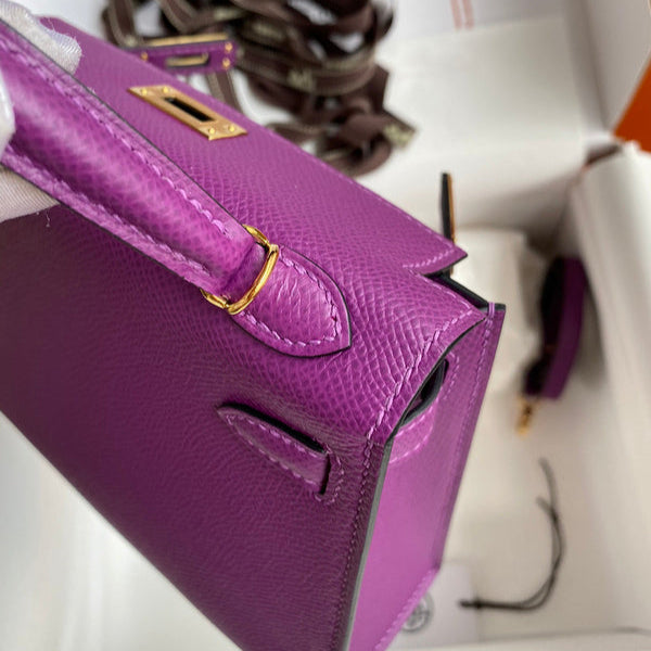Hermes - Birkin 19 cm Violet améthyste