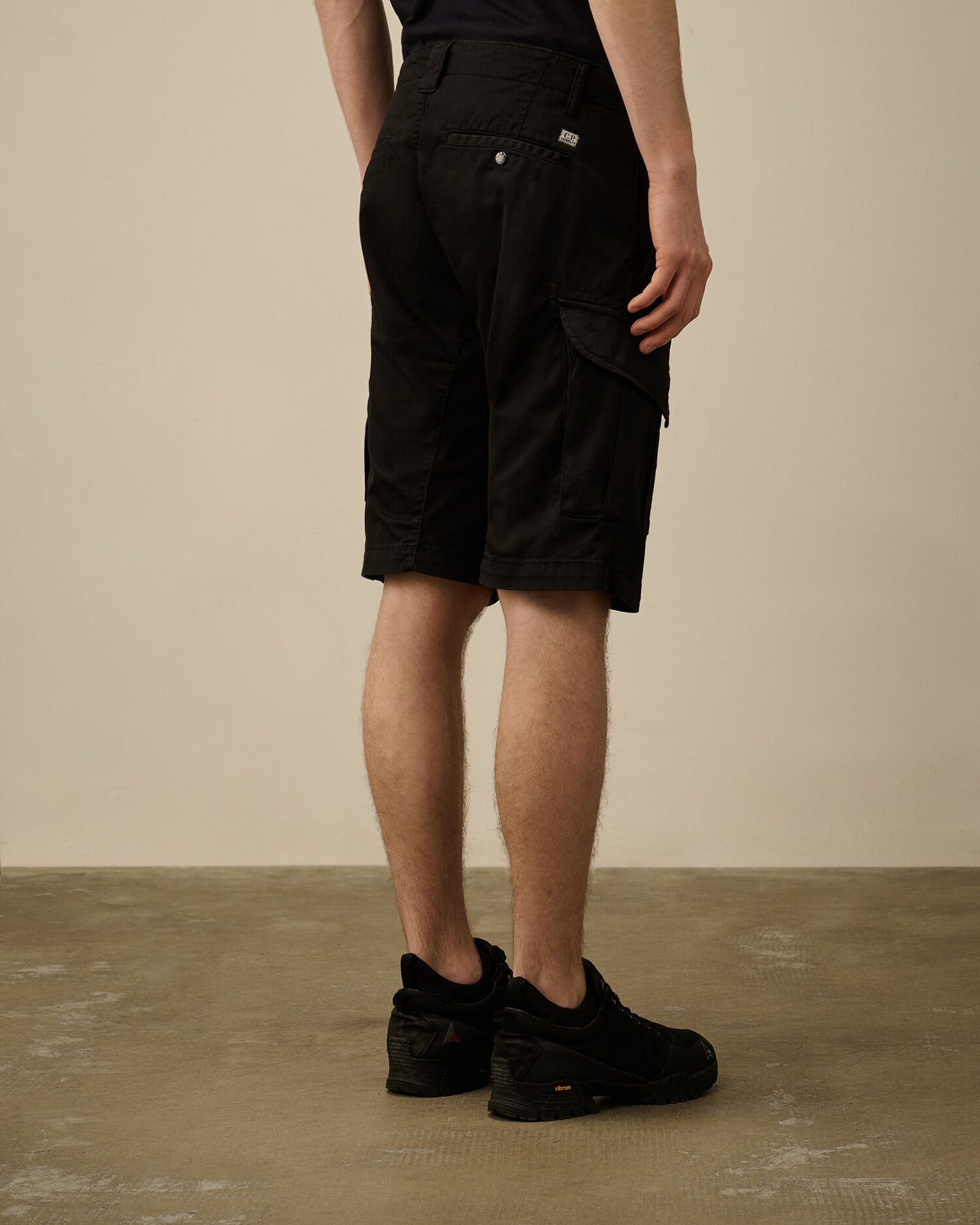 C.P Company - Short Cargo stretch sateen Noir