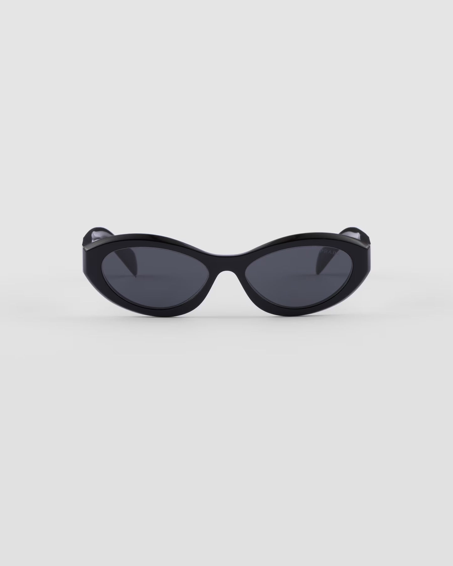 Prada - Lunettes De Soleil Prada Symbole Fines Verres Gris Ardoise