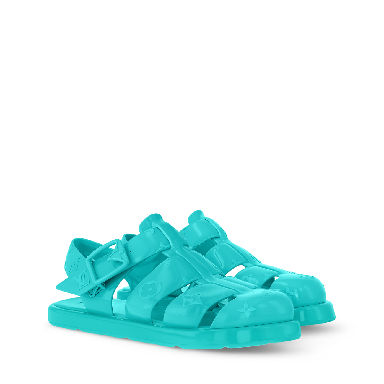 Louis Vuitton - Sandale LV Venice Bleu Turquoise