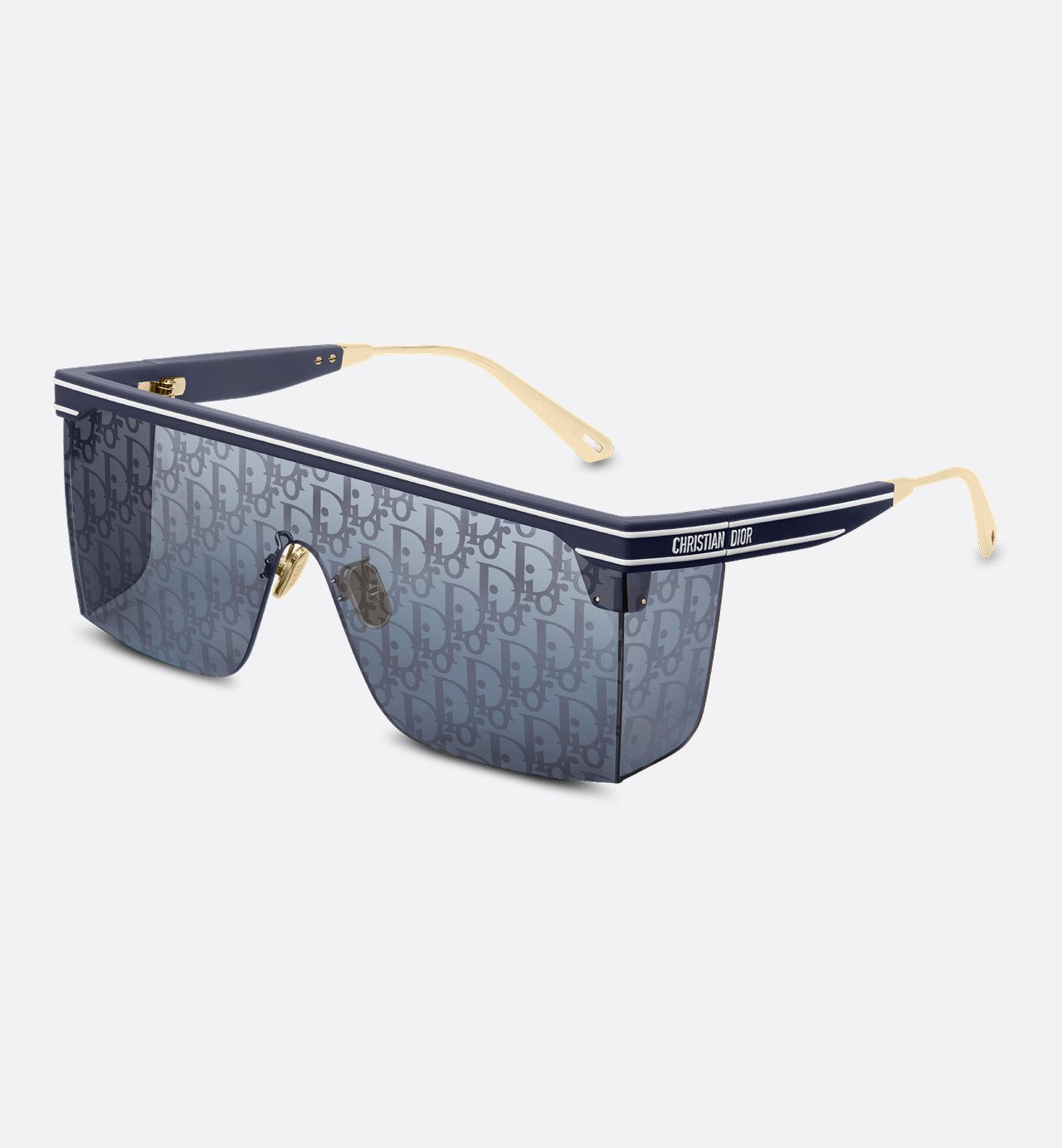 Dior - Lunettes De Soleil DiorClub M1U masque Dior Oblique Bleu
