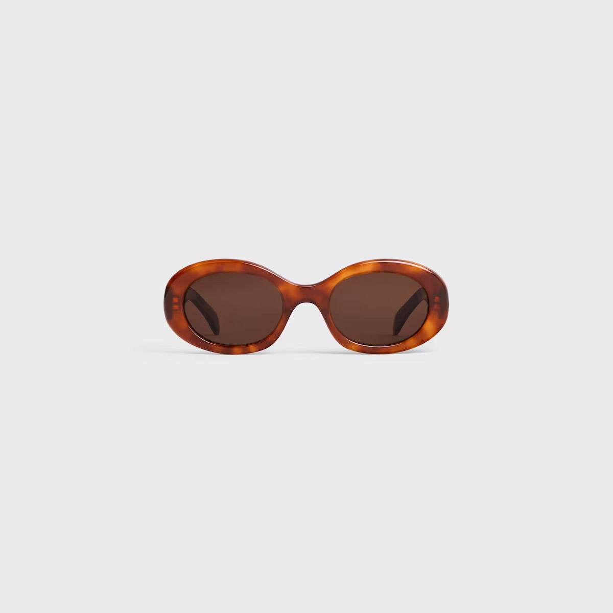 Celine - Lunettes De Soleil Triomphe 01 en Acétate Jaune Havana