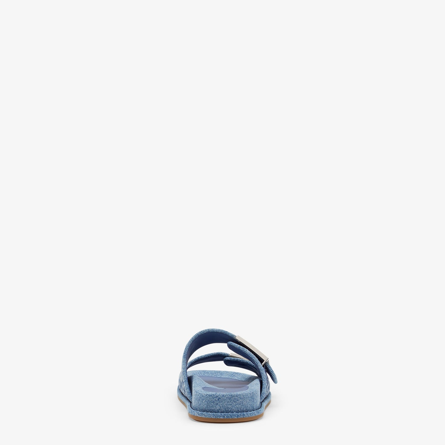Fendi - Sandales Fendi Feel en denim Bleu