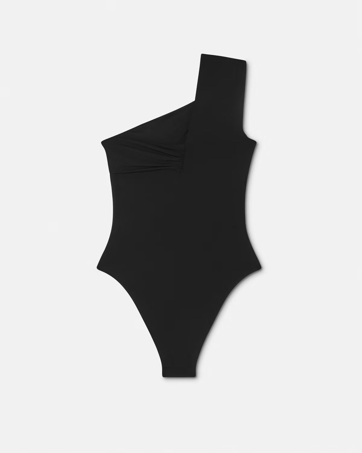 Versace - Maillot de bain une pièce froncé Safety Pin Noir