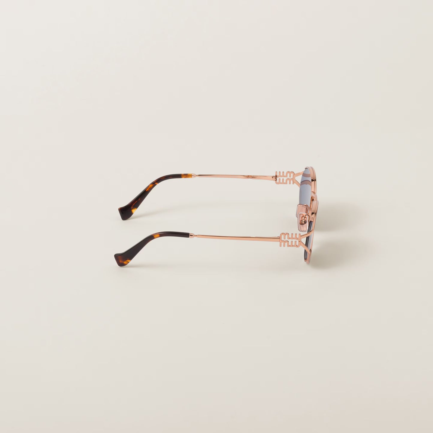 Miu Miu - Lunettes de soleil Miu Miu Logo Verres Bleus