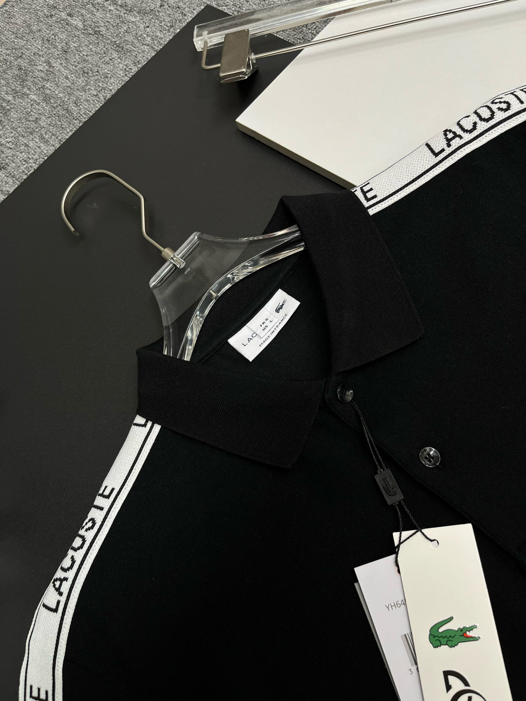Lacoste - Polo Lacoste Élégance Sportive Noir
